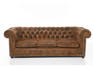 OXFORD VINTAGE - 3 seater tufted fabric sofa _ KARE Design